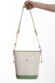 Benetton Kadin Kol Cantasi Bnt196 Bej Yesil