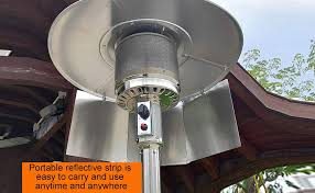 Amazon Com Trmbacy Patio Heater Foldable Reflector Shield For Natural Gas And Propane Table Top Patio Heater Heat Lamp Outdoor Patio Lawn Garden