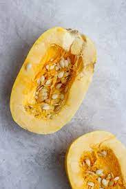 How To Roast Spaghetti Squash In The Oven - The Wooden Skillet