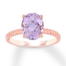 Discounted prices on eragem's fine selection of jewelry. Amethyst Engagement Ring 14k Rose Gold Kay