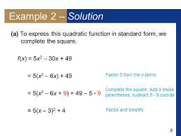 Quadratic Functions And Models Ppt Download