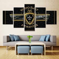 New Orleans Saints Wall Art Canvas Wall College Football Sport Art Nfl Canvas Wall Decor Customized Canvas Art Canvas Art Wall Decor