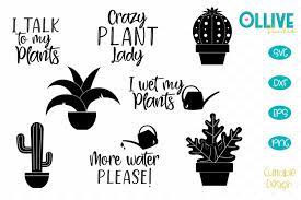 Download Plants Svg Bundle Crazy Plant Lady Quotes 428658 Cut Files Design Bundles
