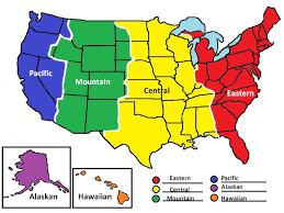 Learning The U S A Lesson 18 Time Zones Of The United States Social Media Homeschool Geography Time Zones