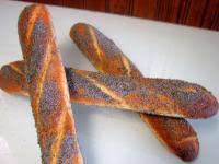 Recette Baguettes De Pain En Direct Aux Graines De Pavot Supertoinette