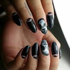 Black nails are appropriate for a variety of occasions from a day at the. 50 Black Nail Art Designs Nenuno Creative