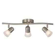Filament Design Negron 3 Light Brushed Nickel Track Lighting Wave Bar With Directional Heads Cli Xy5251849 The Home Depot