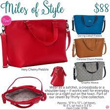 (single thread farms blew me away.) Thirty One Bags Thirtyone Jewell Miles Of Style In Very Cherry Poshmark