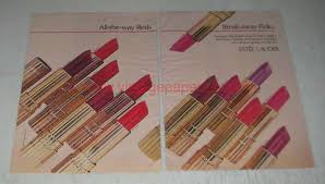 1984 Estee Lauder Re Nutriv Lipstick Ad All The Way Lipstick Ad Estee Lauder Estee