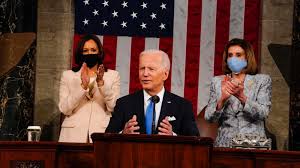 Russian president vladimir putin will deliver a speech on thursday at an online climate change summit hosted by u.s. Primo Discorso Del Presidente Americano Joe Biden Di Fronte Al Congresso Ha Presentato Il Piano Per