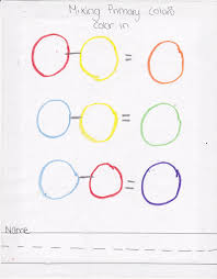 Primary Color Mixing Worksheet Very Easy To Duplicate Or Just Copy Color Worksheets Letter Worksheets For Preschool Kindergarten Worksheets