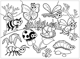 Tremendous Colouring Pages Insects Insect Coloring Pages Bug Coloring Pages Coloring Pages