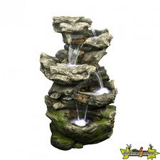 Wenn es um eine originelle gartengestaltung geht, dann gehört der wasserfall zu den besten lösungen für eine einzigartige modernisierung des gartens. Ubbink Brunnen Mit Wasserfall Garten Norfolk 119 Cm Ubbink 820 00 Culture Indoor