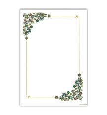 Decorazioni per case e negozi. Diplomi 21x29 N 3 Cornice Angoli Con Fiori