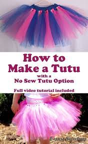 How To Make A Tutu With A No Sew Tutu Option Easy Sewing For Beginners How To Make Tutu No Sew Tutu Sewing For Beginners