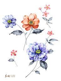 手绘花新图片素材免费下载 格式 jpg 大小 3969x5311像素 图片编号 17500252 千图网www 58pic com flower art digital flowers flower pictures