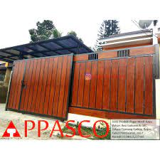 Pagar motif kayu deskripsi produk. Pagar Minimalis Galvalum Dengan Motif Kayu Grc Lisplang Di Cipinang Bogor Shopee Indonesia