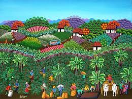 Browse our coffee plantation images, graphics, and designs from +79.322 free vectors graphics. Nicaragua Luis Alvarado The Joys Of Coffee Naive Art Art Cabin Art