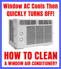 Most contemporary window air conditioner units come complete with metal channels that fit into standard window frames. Window Air Conditioner Cools Then Quickly Turns Off