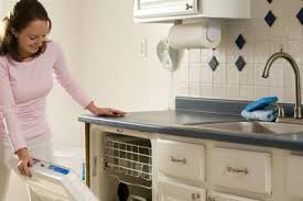 To apply the sealer, first clean your granite countertop with water. How To Anchor A Dishwasher To The Side Of Cabinets