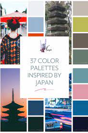 37 Color Palettes Inspired By Japan Smithhonig Japanese Colors House Color Palettes Japan