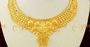 These are specifically made to order, can be customized, have a free design style and not bounded. Buy Traditional Gold Jewellery Design Guarantee Necklace Buy Online Shopping