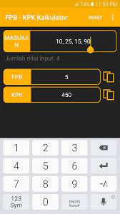Bil2tuliskan bilangannya di sinihasilnyabilangan 17kpkfpbbilangan 24281. Fpb Kpk Kalkulator For Android Apk Download