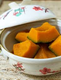 Simmered Kabocha Squash La Fuji Mama Kabocha Squash Vegan Japanese Food Kabocha Squash Recipe