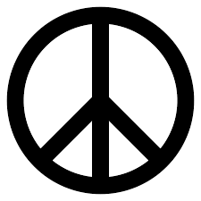 Black And White Peace Sign Clipart Peace And Scripture Peace Sign Tattoos Peace Sign Symbol Peace Symbol