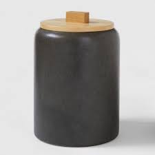 Before you start scrolling, here are some details to consider when shopping for food storage containers Large Stoneware Tilley Food Storage Canister With Wood Lid Black Project 62 Target