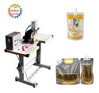 Electric Table Top Laylon Spout Pouch Bag Filling Capping Machine