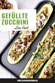 gefullte zucchini mit champignons und knoblauchjoghurt low carb rezept rezepte vegetarische rezepte ohne kohlenhydrate gefullte zucchini