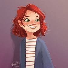 Pin By Nany Ferreira On رمزيات شعر قصير In 2020 Character Design Animation Cute Art Redhead Art