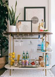 I'm sharing our outdoor space and giving tips on how to easily and simply enjoy summer entertaining outdoors as part. Bar Cart Styling Melissa Frusco
