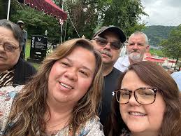Been home for the weekend for my aunts funeral. We also went by Moms grave.  Here's some of the Fields/Elkins cousins and Dads baby sister Alene.