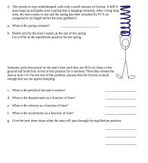 Maybe you would like to learn more about one of these? 2 The System Is Very Underdamped With Only A Small Chegg Com