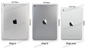 Perbandingan Ukuran Ipad 5 Ipad 4 Dan Ipad Mini Video Ipad Mini Iphone Ipad