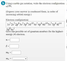 Here is a video which discusses how to write the noble gas shortcut electron configuration for magnesium and lead. Answered Using A Noble Gas Notation Write The Bartleby