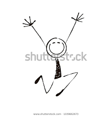 Happy Stick Figure 5vector Illustration Stock Vector Royalty Free 1039662673 Stick Figure Drawing Stick Figures Stick Drawings