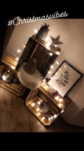 Weinkisten Weihnachtsdeko Lichterkette Fell Bild Stern Lavieenrose Weihnachtsdeko Lichterketten Weihnachtsdeko Weihnachten Dekoration