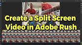 Move forward to when the animation stops, and center the footage in it's new box. How To Create A Split Screen Video Using Adobe Premiere Rush Youtube