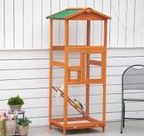 Amazon.com: 65" Wooden Bird Cage Outdoor Aviary House for ...
