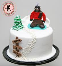 Sugarplum Sweets Snowboard Cake Birthday Cakes For Men Winter Wonderland Cake