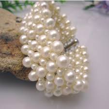 Fake pearls made from glass or plastic will usually be almost perfectly smooth. Free Shipping Natural Freshwater Pearl Bracelets Hand Fan Pearl Jewelry Wide Bracelet Woven Real Pearls Fans 120mm Fan Radiatorfan Home Aliexpress