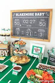 Football Baby Shower Scoreboard Football Baby Shower Theme Football Baby Shower Football Baby