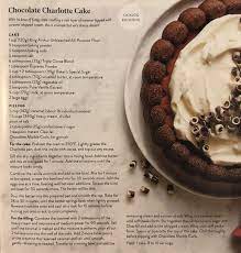 Chocolate Charlotte Cake By King Arthur Delicious Desserts Desserts Charlotte Cake