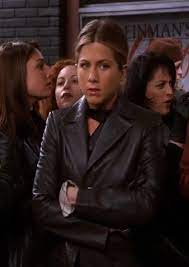 Leather Coat Rachel Green Outfits Rachel Green Style Green Leather Jackets