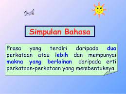 Bahasa anak alien dari mana lagi ini? Simpulan Bahasa