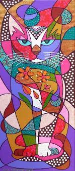 Gambar Dekoratif Hewan Seni Hewan Hewan Seni Kucing