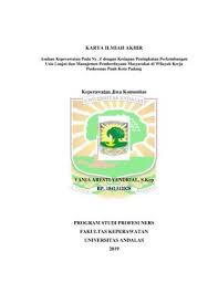 Karya ilmiah yang tidak dipublikasikan meliputi laporan: Format Penulisan Karya Ilmiah Universitas Lampung Pdf Free Download